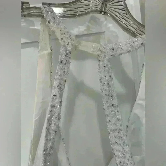 Maggie Sottero Wedding Dress Sz 10 - Picture 5 of 12